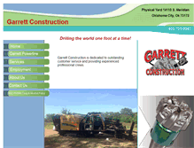Tablet Screenshot of garrettdrilling.com